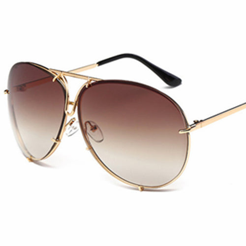 Premium Oversized Color Lens Sunglasses
