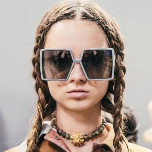 Luxury Oversized Square Sunglasses for Women
