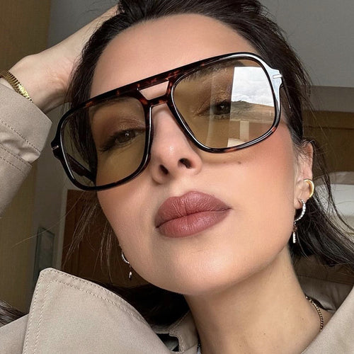 Luxury Oversized Square Sunglasses for Women