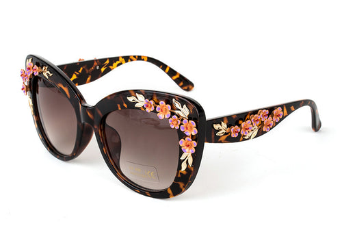 Luxury Floral Designer Sunglasses