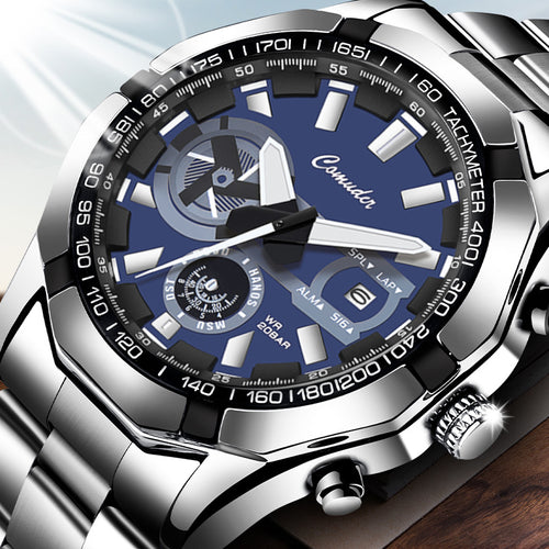 Luxury Men’s Waterproof Chronograph Watch